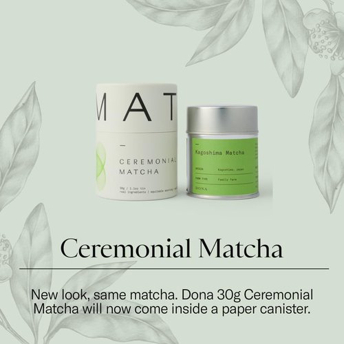 Dona First Flush Ceremonial Grade Matcha - Stone-Milled from Shizuoka | 1.1 Ounce Airtight Tin