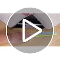 YINTTIAN Reusable Rug Tape Grippers for Hardwood Floors - 8 Pack Non-Slip Pads