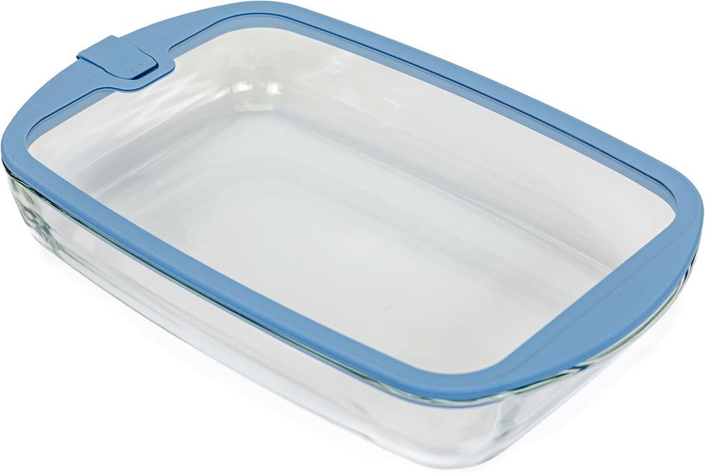 Sio 9x13 Glass Baking Dish - Airtight Casserole Dish with Glass Lid for Oven & Food Storage