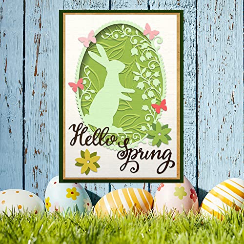 Easter Spring Metal Cutting Dies for Card Making & Crafts