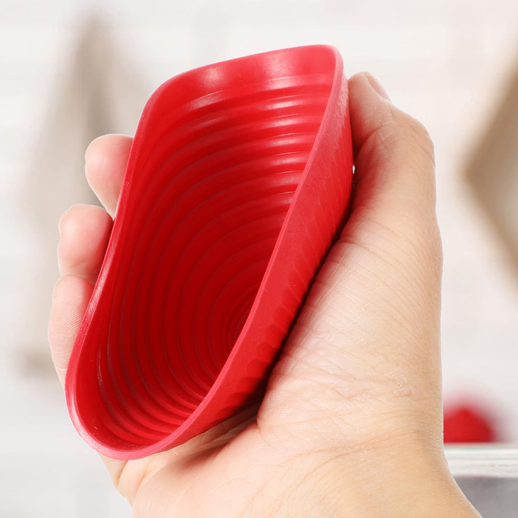 Heclia 3 Pack Rubber Jar Opener, 3.7 Inch Round Silicone Jar Opener Gripper for Seniors with Arthritis Weak Hands, Non Slip Jars Lid Openers Kitchen Lid Cap Gripper Pads Multi-function Coasters