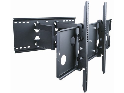 Monoprice Commercial Full Motion TV Wall Mount Bracket for 32" to 60" TVs up to 175lbs, Max VESA 750x450, Heavy Duty Works with Concrete and Brick