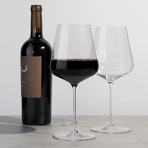 Spiegelau Definition Bordeaux Wine Glasses, Crystal Clear Drinking Glasses for Red Wine, Elegant Stemmed Glassware, Home Bar, Dinner Party, Wedding Gifts, Hosting Essentials, 26 oz, Set of 4