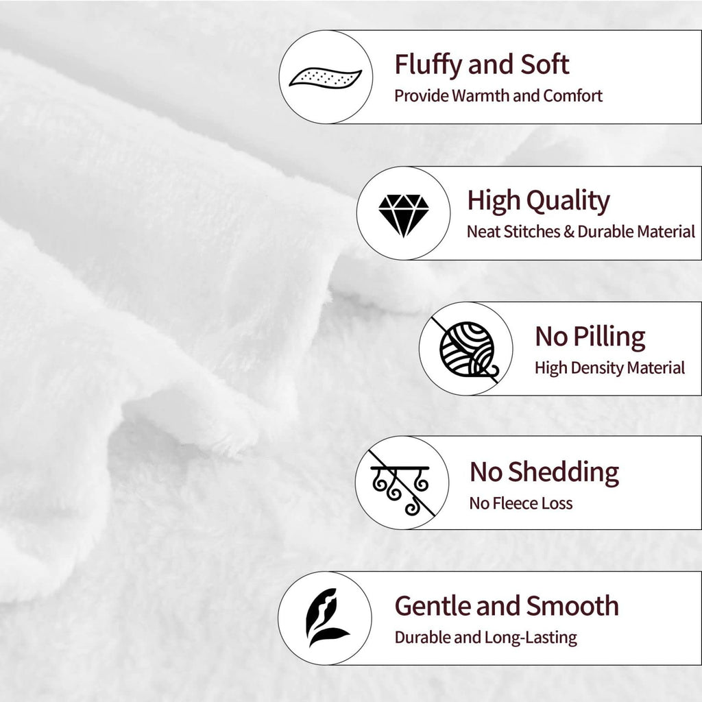 50'' x 60'' Throw Blanket — Soft, Cozy & Lightweight for Living Room, Bedroom & Office; Gift-Ready Comfort for Birthdays, Holidays, Housewarming & Care Packages