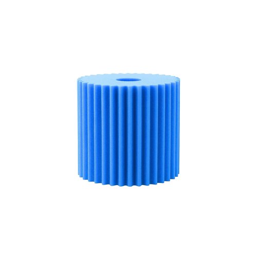 Nispira 506B Foam Dust Filter Replacement for Electrolux Centralux Aerus Central Vacuum 1561,1569,1580,1584,1590,1590A E130 Series, E177A Blue Scalloped, 1 Pack