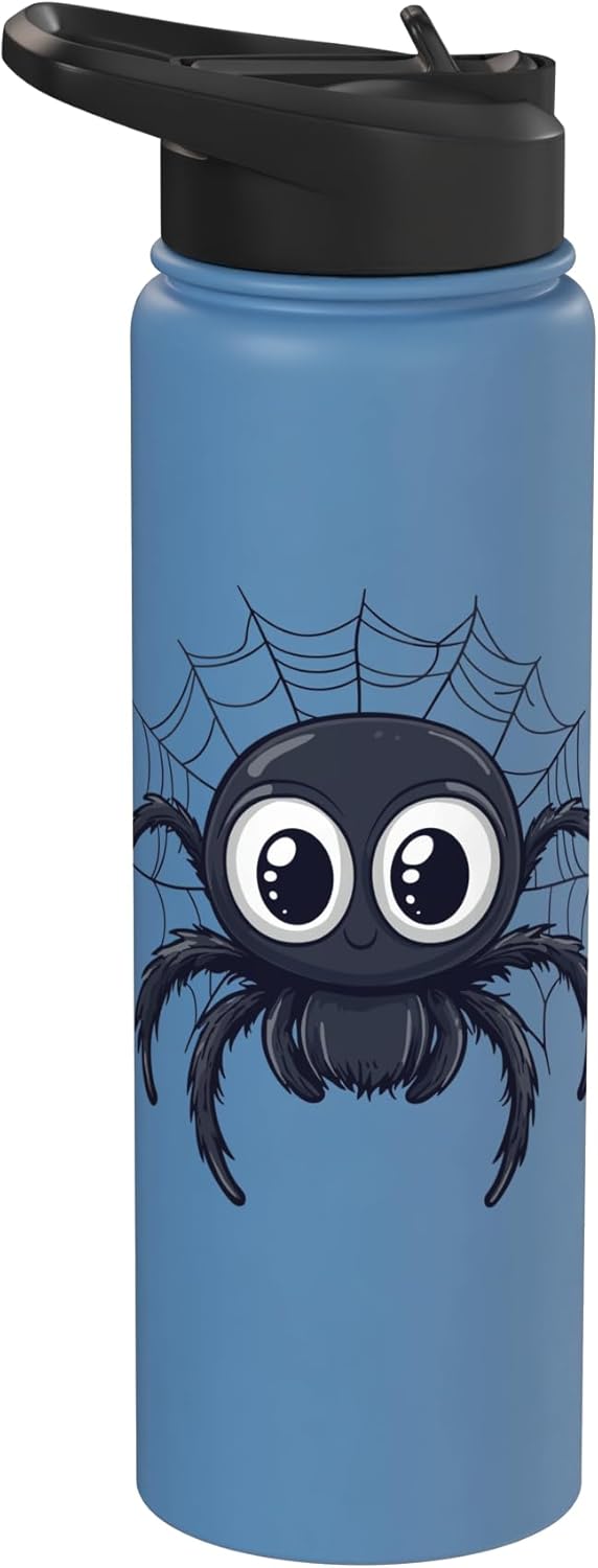 Skiennix Kids Spider Insulated Water Bottle - Durable Stainless Steel | Perfect for School & Outdoor Use