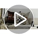 AVOIN colorlife Halloween Throw Pillow Covers, 18x18 Inch Ghost Set of 4