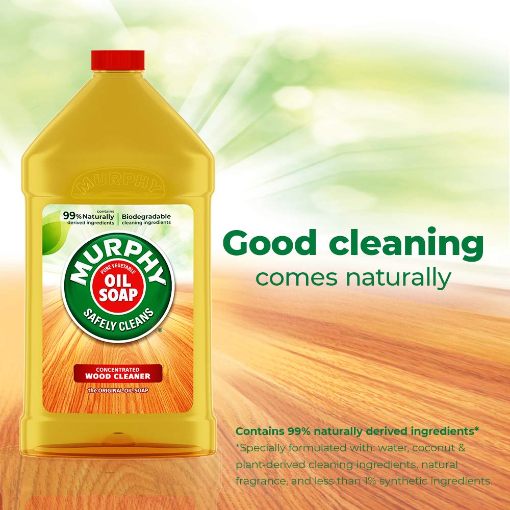 Murphy Oil Soap | Concentrated Wood Cleaner - No-Rinse Formula with Citronella Oil Scent | 32 fl oz (3 Pack)