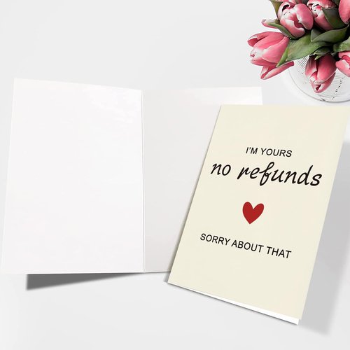 SurTikCard Happy Anniversary Card & Gifts for Men, Women, Wife, Husband, Him, Her, Boyfriend, Girlfriend, Couple | Valentine Day Gifts & Card | Wedding