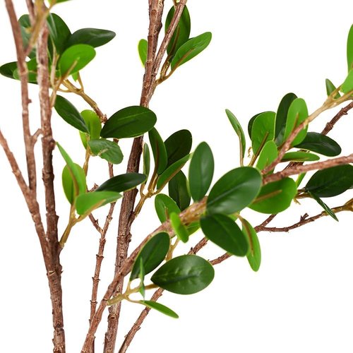HANDIC 6pcs Faux Stems Artificial Branches for Vase Greenery Stems Faux Branches for Vase Plant Artificial Eucalytus Branches Plants (45"/Each Branch) (6, Green)