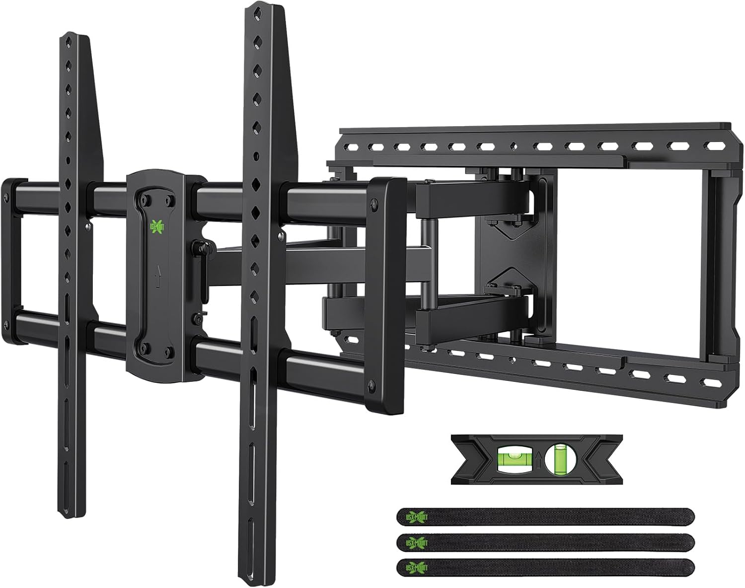 USX MOUNT Full Motion TV Wall Mount - Fits 42-97 Inch TVs Up to 150 lbs | Swivel & Tilt Design, Max VESA 600x400mm