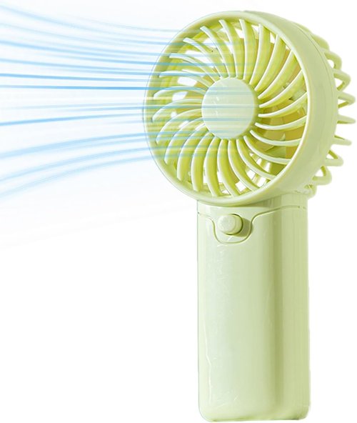 AAA Battery Powered Fan - Small Portable 5'' Quiet Personal Fan for Camping & Outdoor Use | Green