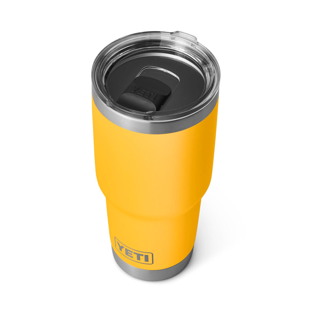 YETI Rambler 30 oz Tumbler, Stainless Steel, Vacuum Insulated with MagSlider Lid, Alpine Yellow
