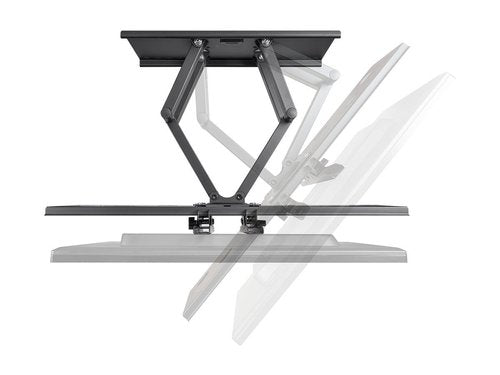 Monoprice Commercial Full Motion TV Wall Mount Bracket for 32" to 60" TVs up to 175lbs, Max VESA 750x450, Heavy Duty Works with Concrete and Brick