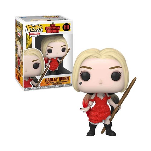 Funko Pop Movies: The Suicide Squad - Harley Quinn - (Damaged Dress) - Suicide Squad 2 - Collectable Vinyl Figure - Gift Idea - Official Merchandise - Toys for Kids & Adults - Superheroes Fans