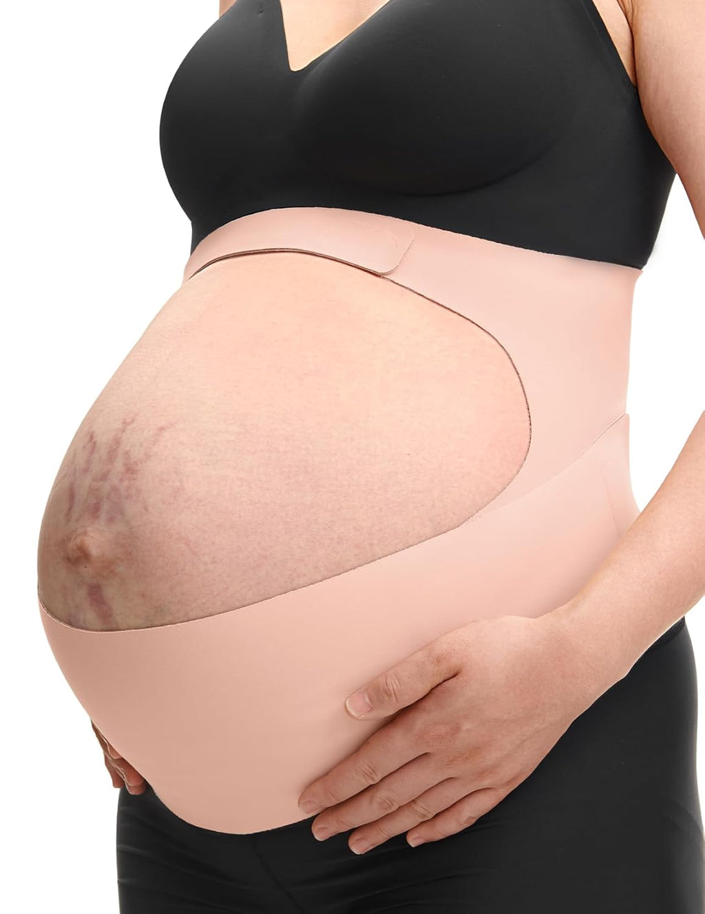 Momcozy Pregnancy Belly Band - CozySupport Ergonomic Maternity Belt for Back & Abdomen Relief