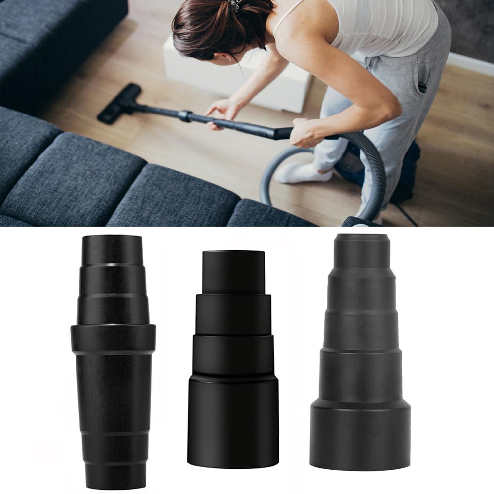 Universal Vacuum Hose Adapter Kit Reducer Attachment Set,Shop Vac Vacuum Attachment Hose Adapter Kit 3 Pieces