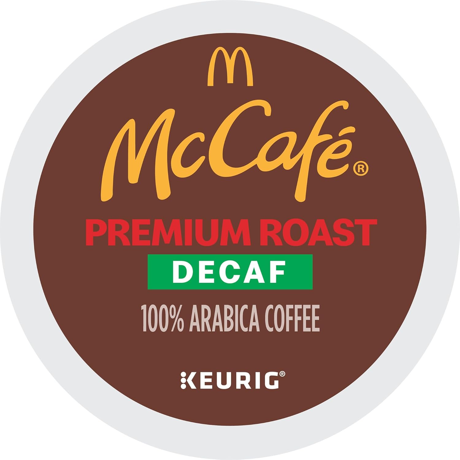 McCafe Premium Roast Decaf Coffee Pods - Medium Roast Keurig K-Cup Pods, 48 Count