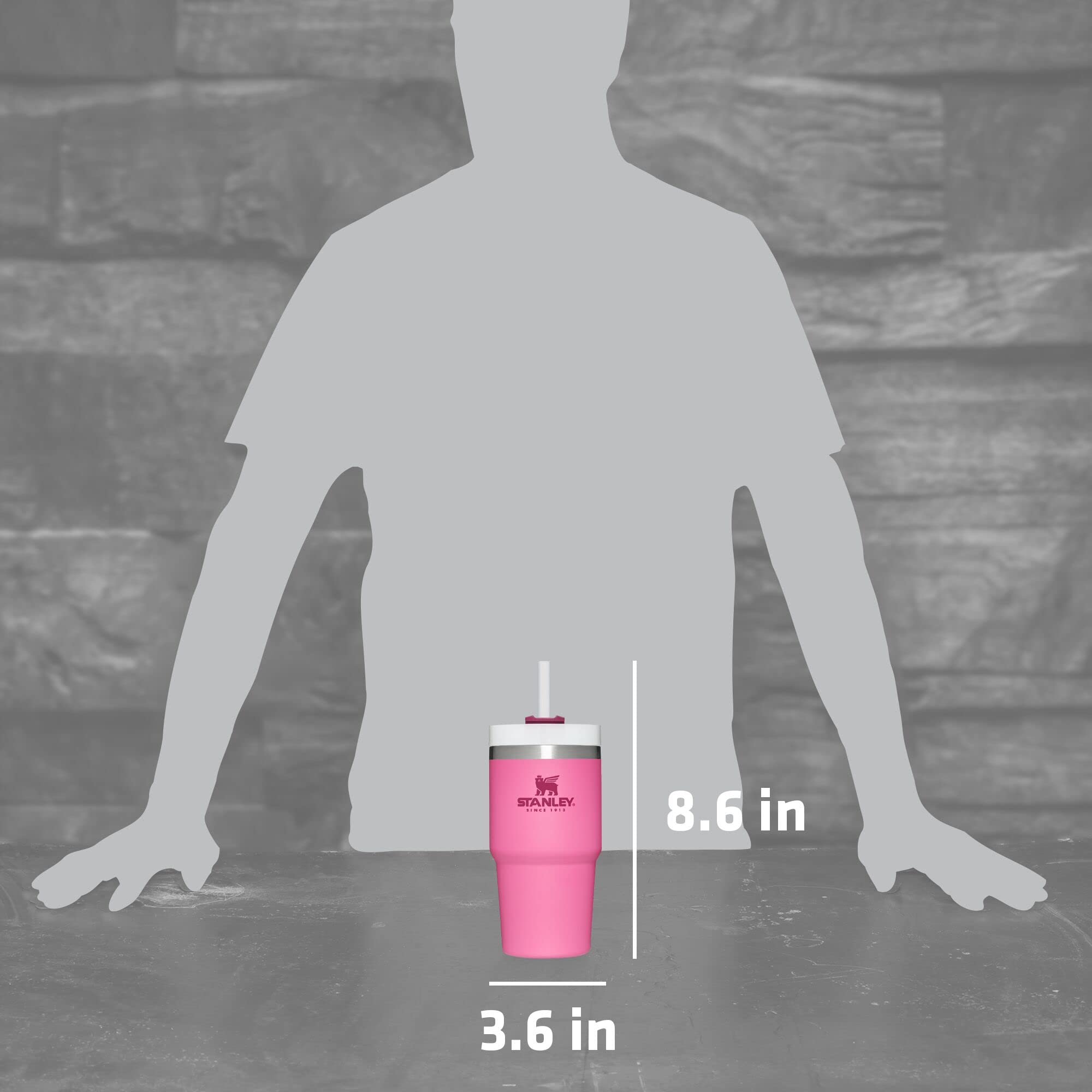 STANLEY Adventure Quencher Travel Tumbler 20oz Azalea