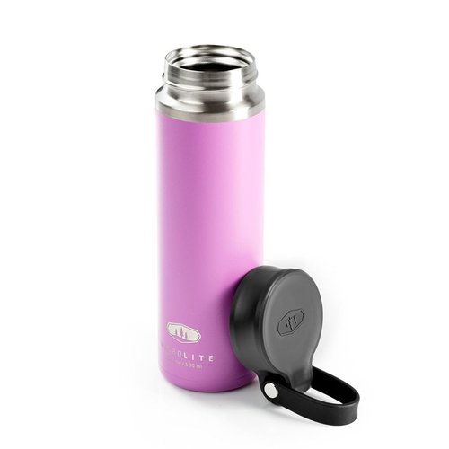 GSI Outdoors, MicroLite Twist 500 17 fl.oz. Vacuum Insulated Stainless Steel Water Bottle, Bonnie Blue