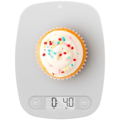 Greater Goods Food Scale - Digital Kitchen Scale with 1g Precision, Easy-Tare & Quick Conversion | Slim & Portable Design for Cooking & Baking