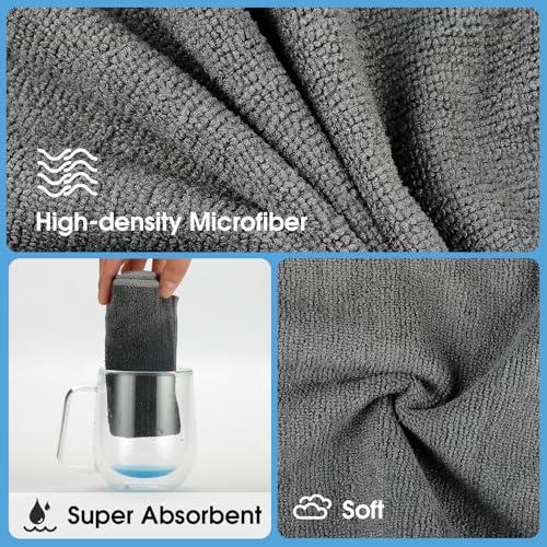 MaxGear Magnetic Microfiber Cleaning Cloths - 4 Pack for Whiteboards