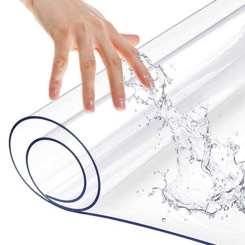 42x60 Inch Clear Plastic Table Protector Dining Tablelcloth Vinyl Desk Topper Pad Mat Wooden Furniture Dressing Cabinet Glass End Side PVC Table Cloth Countertop Cover Cutting Wipeable Rectangular