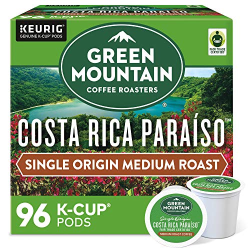 Green Mountain Coffee Costa Rica Paraiso K-Cup Pods - Medium Roast, 96 Count