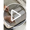 Baowindy Portable Toothbrush Travel Case and Toothpaste Holder - Gray