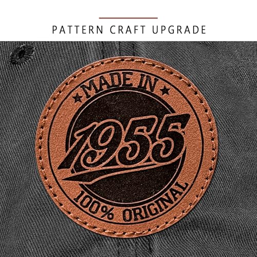 70th Birthday Gifts for Men Women 70 Year Old Gifts 1955 Birthday Vintage Hat 100% Cotton Baseball Cap