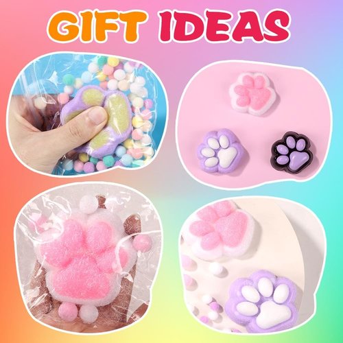JOICEE DIY Squishy Making Kit - 18oz 1:1 AB Liquid Silicone with 6 Molds for Soft Squishies | Perfect Birthday Gifts