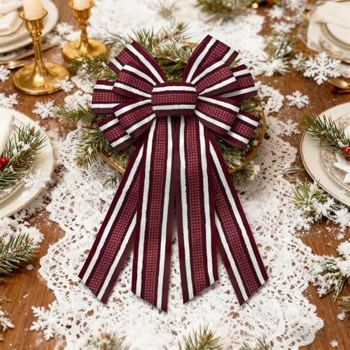 Red Velvet Christmas Ribbon 2.5" × 10 Yards with Wired Edge
