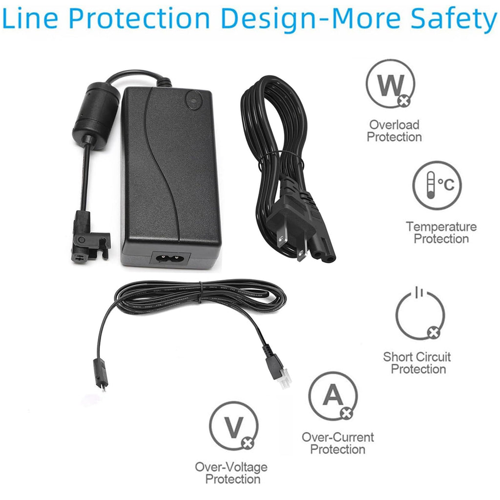 Solsinsy 29V Power Adapter for Adjustable Bed Frame Molblly Upholstered Allewie King Rio DreamCloud Beautyrest Quest Nestl V-NB-AB-K, V-NB-AB-Q,V-NB-AB-F,V-NB-AB-Q 29V Power Supply Cable Base Charger