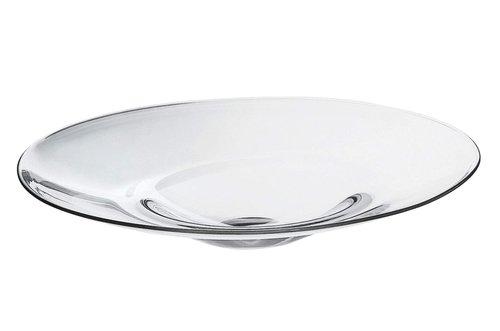 Barski Glass Centerpiece - Bowl - Serving Bowl - Plate -Could be used for a soup plate - Classic Clear - 11.8" Diameter - Made in Europe
