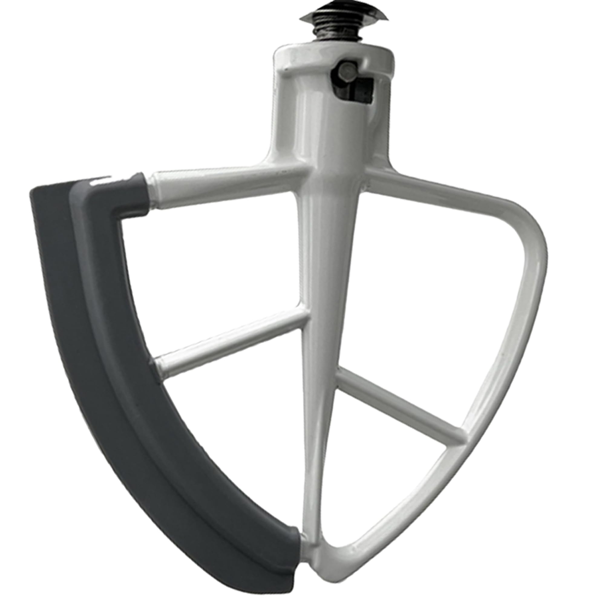 Replacement Glass Mixer Bowl with Lid and Attachments Set, 4.5-5 Qt,Compatible with Kitchenaid Tilt-Head Stand Mixers, Includes Beaters, Dough Hook, Wire Whip (Bright)