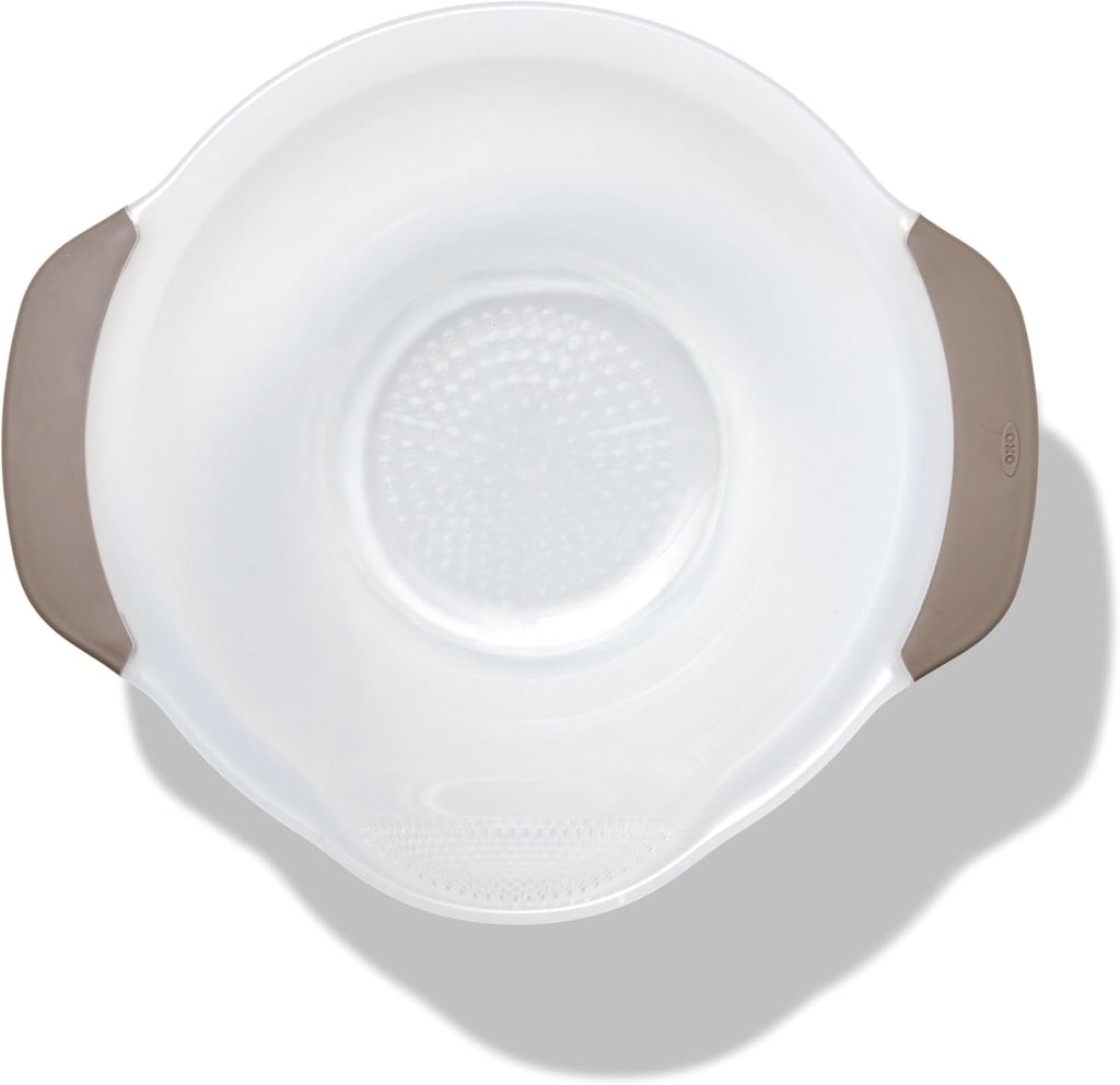 OXO Good Grips Colander - Efficiently Wash Rice & Small Grains | Durable Design for Easy Use