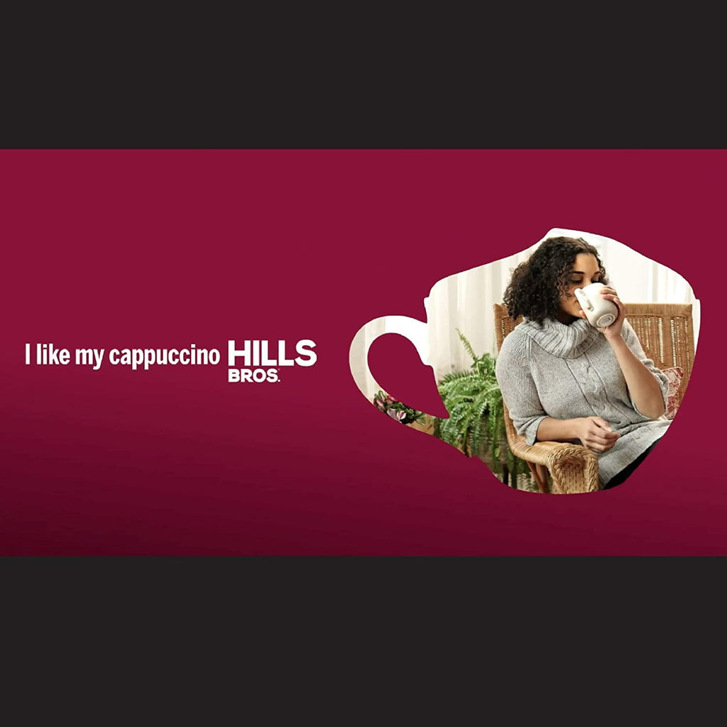 Hills Bros. Cappuccino Mix – Rich, Frothy Coffeehouse-Tasting Instant Drink Mix – Quick and Easy Preparation – Perfect for Hot & Iced Drinks & Creaming Coffee – Starter Variety Bundle, 3 Packs of 16oz