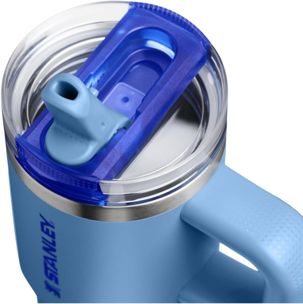STANLEY Quencher ProTour 14 oz Tumbler - Leakproof Lid & Built-In Straw | Insulated Stainless Steel | BPA-Free | Blue Sky