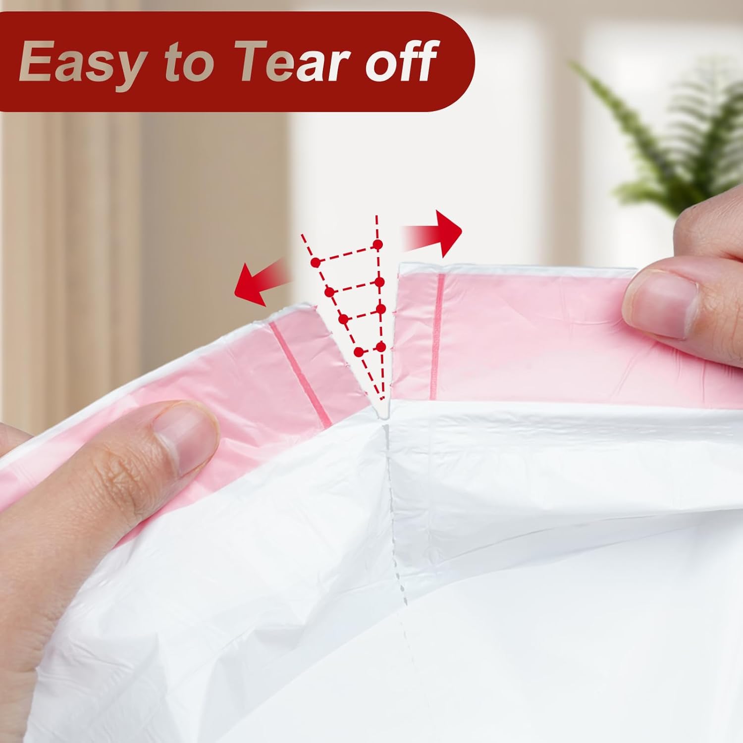 O2frepak 13 Gallon Tall Kitchen Trash Bags - Heavy Duty, Fresh Scent, 100 Count | 60x70cm
