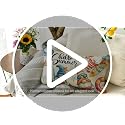 Hello Summer Starfish Throw Pillow Cover - 12x20 Inch Decorative Cushion for Home