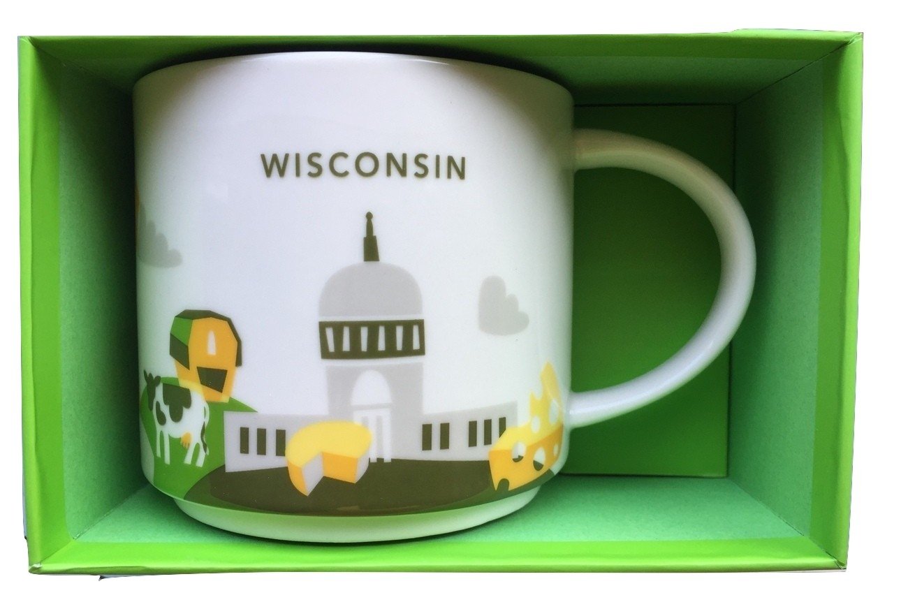 Starbucks Wisconsin Mug You Are Here Collection