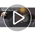 Analog Alarm Clock with Night Light - Silent & Battery Operated