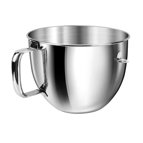 7QT Stainless Steel Mixer Bowl for Kitchenaid Stand Mixers, Kitchen Aid Mixing Bowl for 7QT Lift Mixer with Handle, Compatible with KSM70SKXXBK, Dishwasher safe.