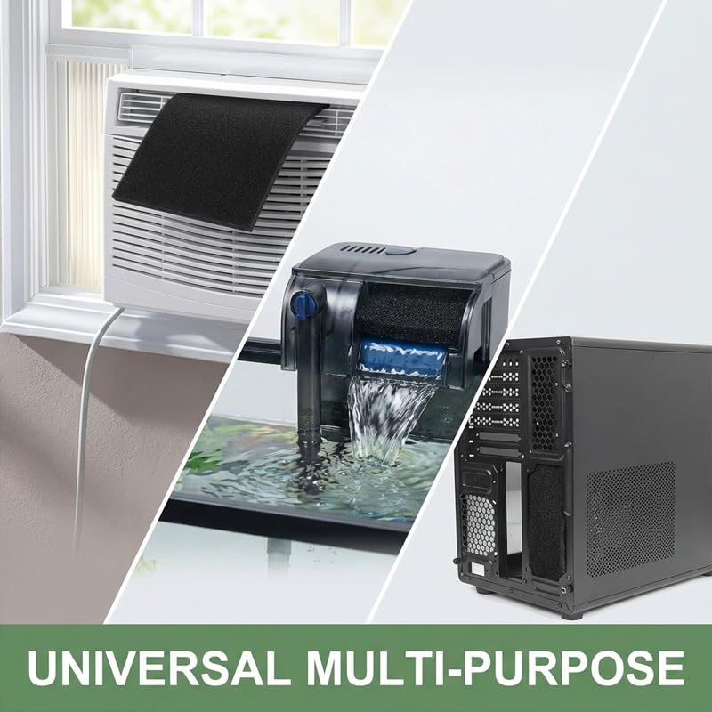 Universal Air Filter Foam Sheet 12" x 24" x 3/8" 40PPI Replacement