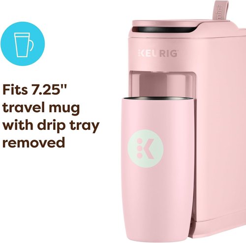 Keurig K-Mini Mate Coffee Maker - Compact Single Serve K-Cup Pod Machine for Small Spaces | Pink Sands, 12 oz