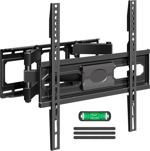 EconoMe TV Wall Mount - Full Motion Articulating Dual Arms for 32-65 Inch TVs | Swivel & Tilt, Max VESA 400x400mm