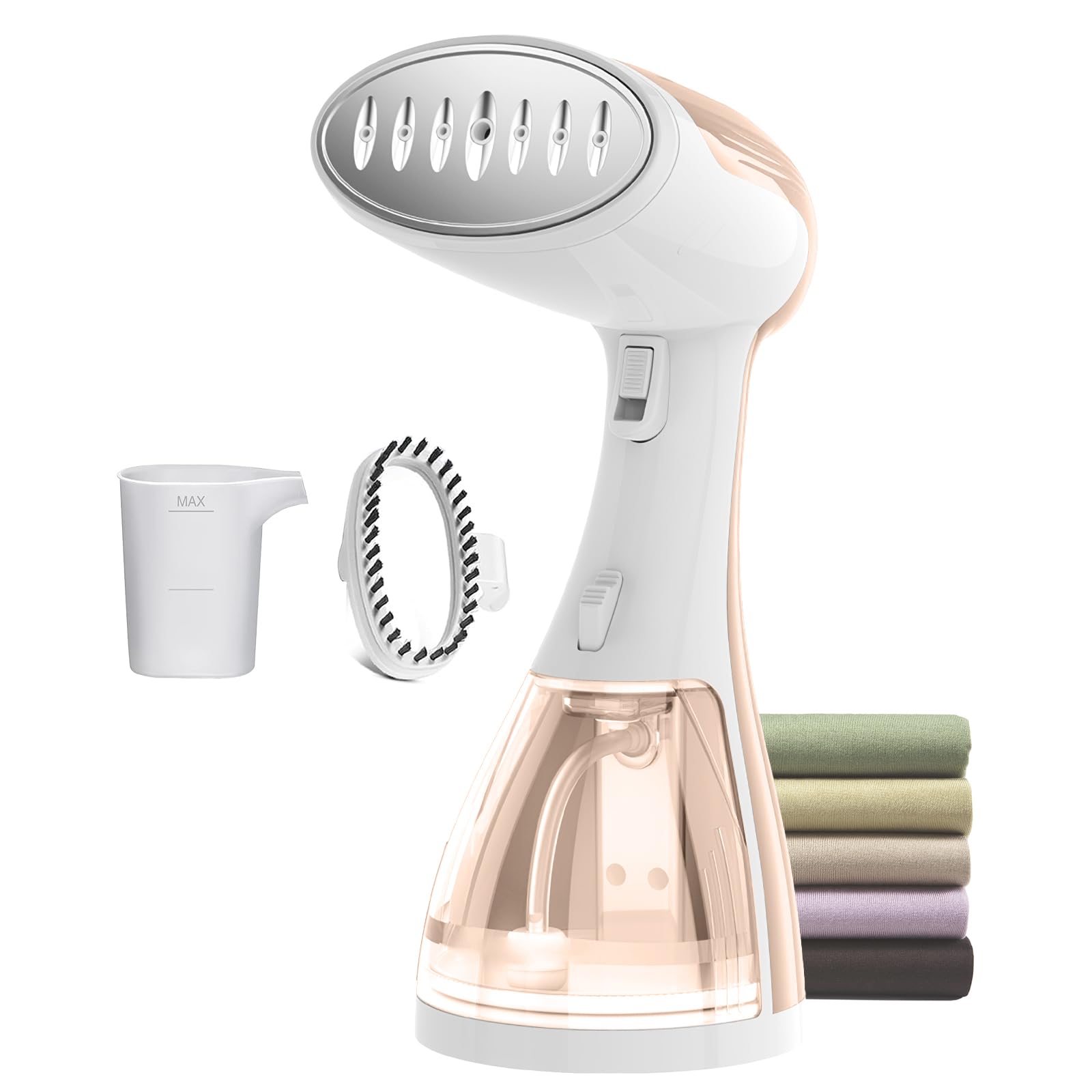 Small Handheld Steamer Iron for Clothes - 1350W Portable Clothes Steamer, Removes Wrinkle with Heat-Resistant & Strong Steam for Different Fabrics, Suit for Home/Office/Travel