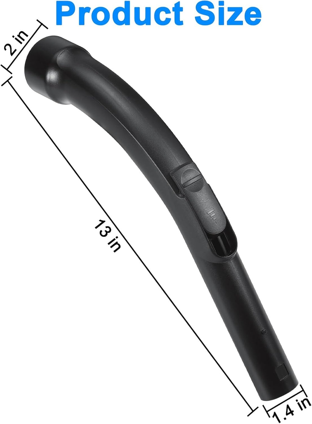 Miele Vacuum Plastic Bent End Hose - Compatible with S2110, S501, C1, C2, C3, S4, S5 | Durable Vacuum Attachment