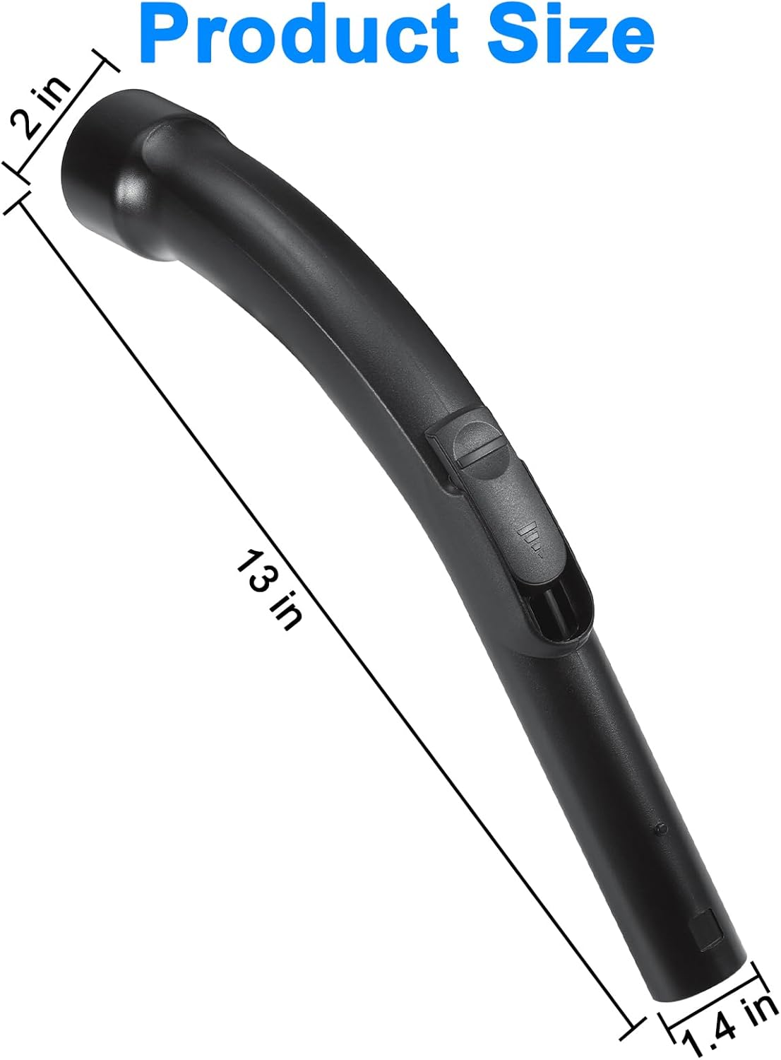 Miele Vacuum Plastic Bent End Hose - Compatible with S2110, S501, C1, C2, C3, S4, S5 | Durable Vacuum Attachment