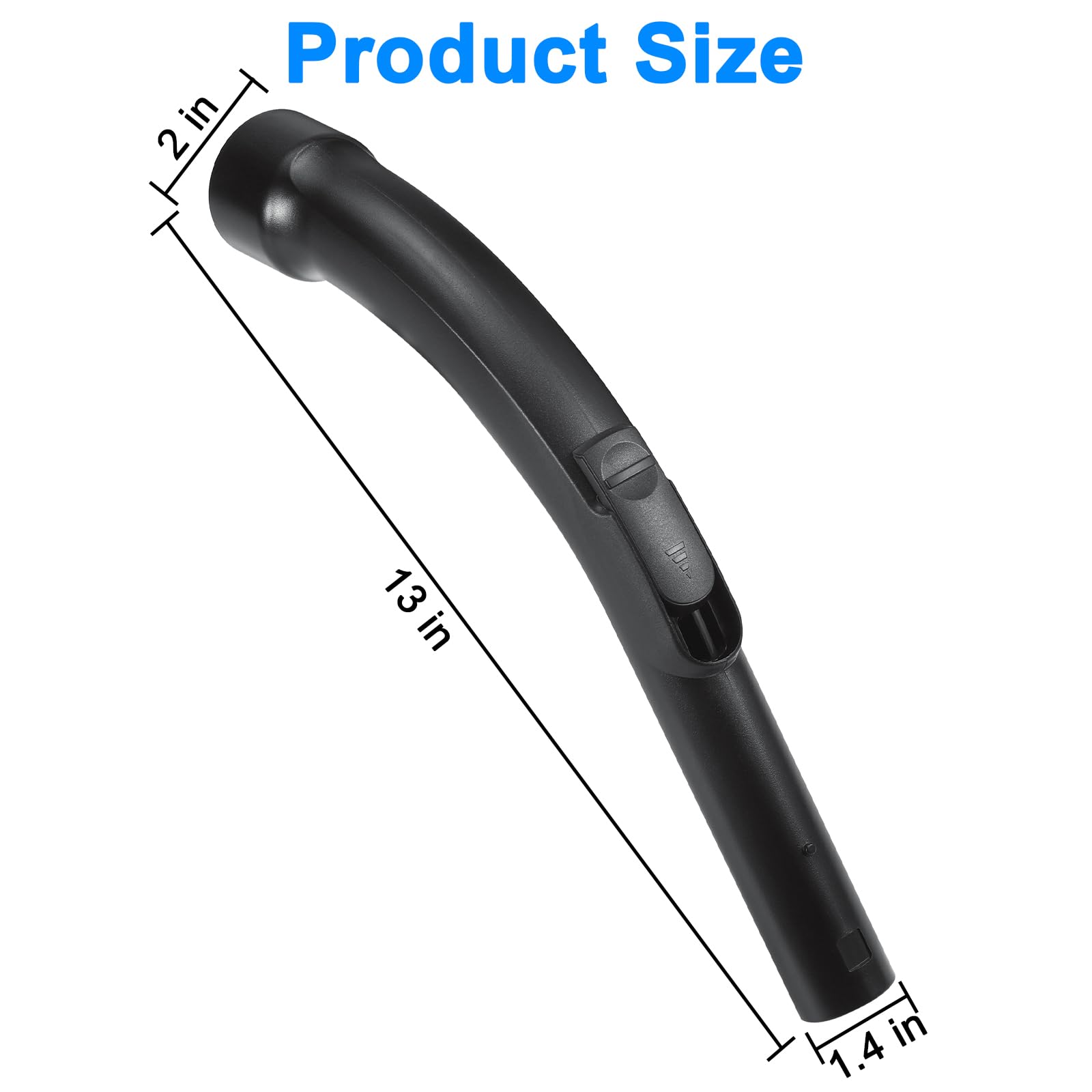 Vacuum Plastic Bent End Hose for Miele S2110, S501, S524 Compact C1,C2,C3,S4,S5 Vacuum Attachments 9442601, 5269091, 5269090, 9442600 Vacuum Cleaner Parts Vacuum Hose